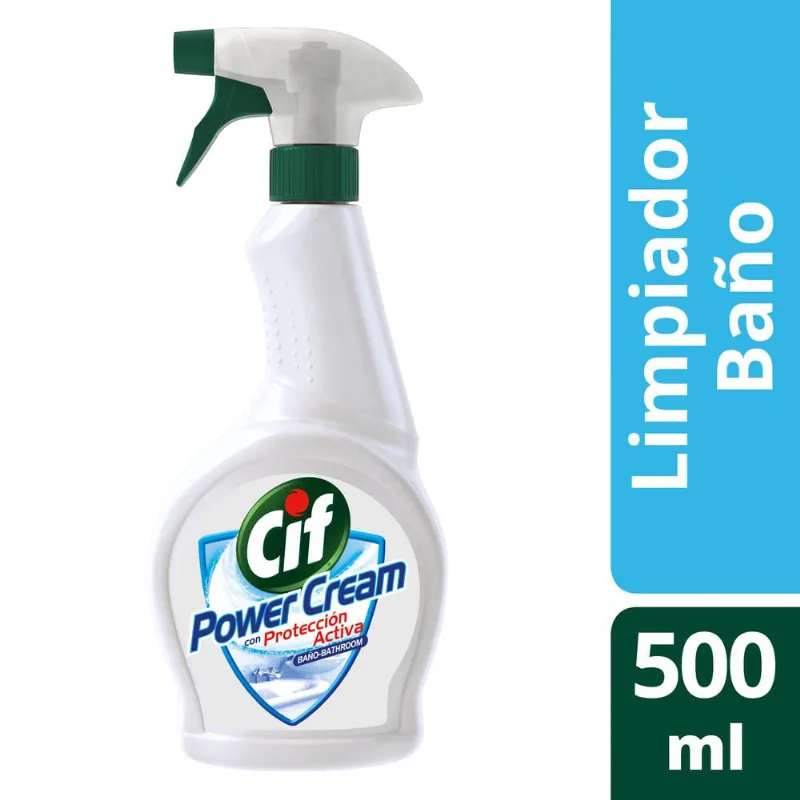 Limpiador De Baño Cif Power Cream Gatillo 500 Ml