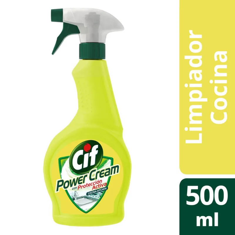 Limpiador Cocina Cif Power Cream Gatillo 500 Ml