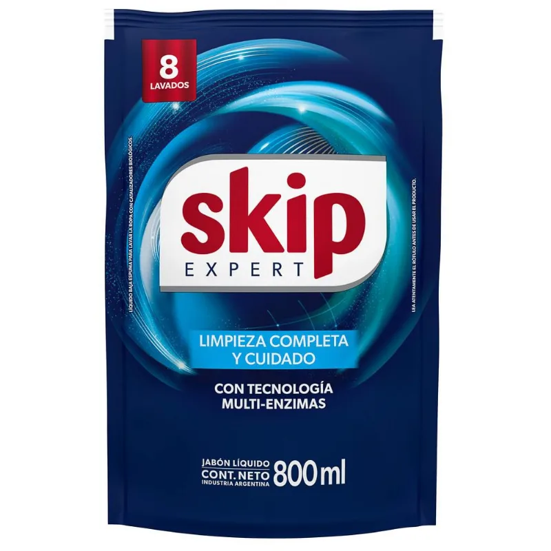 Jabón Líquido Skip Bio Enzimas 800 ml