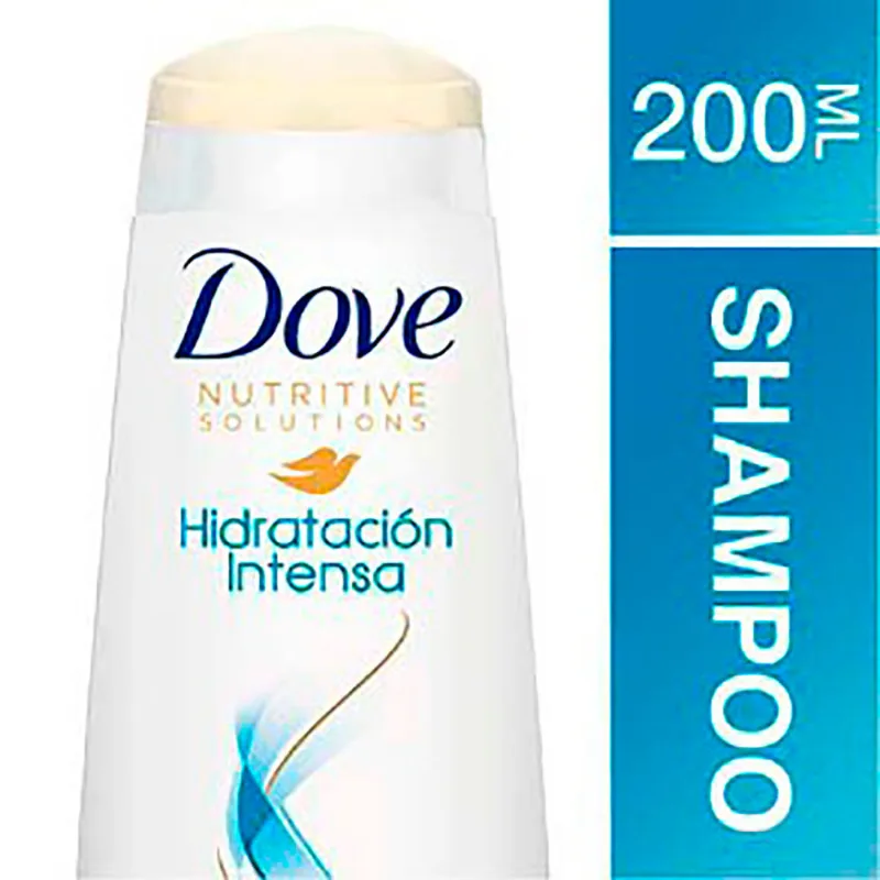 Dove Shampoo Botella Hidratación Intensa 200ml Shampoo Dove Hidratación Intensa 200 Ml