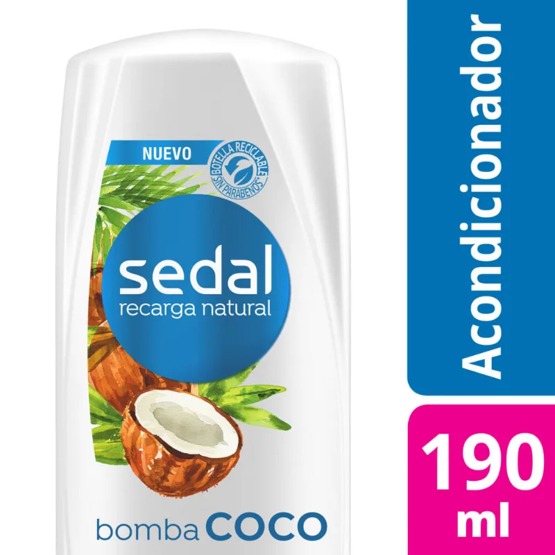 Acondicionador Sedal Bomba Coco 190 Ml