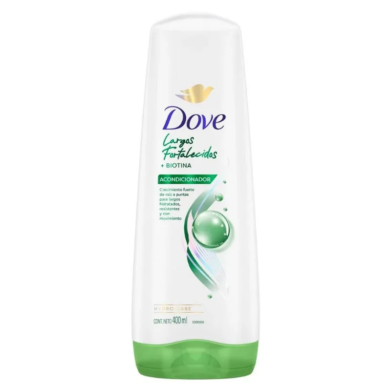 Acondicionador Dove Largos Fortalecidos + Biotina 400 Ml