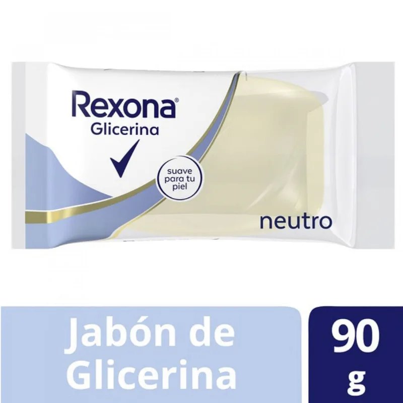 Jabón de tocador Rexona neutro glicerina 90 g.