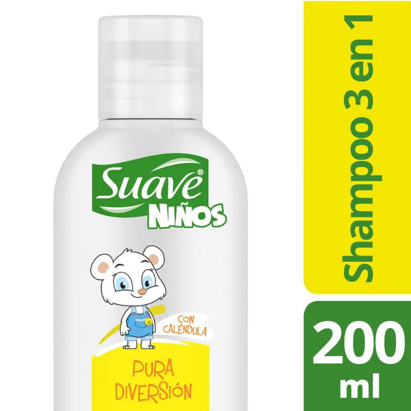 Shampoo Suave niños 3 en 1 200 cc.