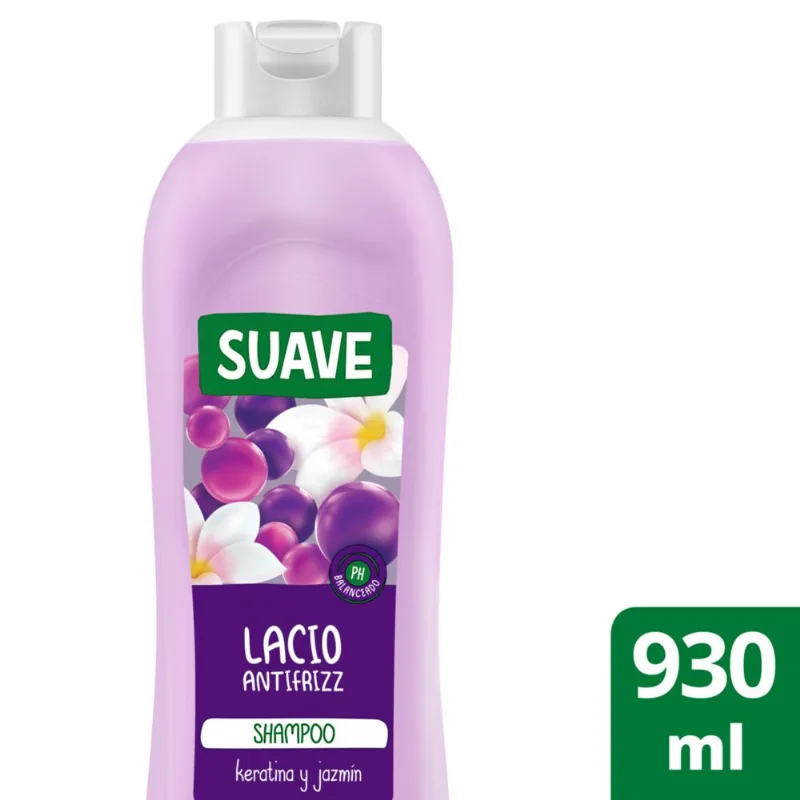 Shampoo Suave lacio antifrizz 930 ml.