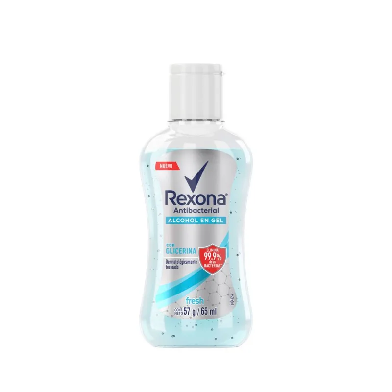 Alcohol en gel Rexona antibacterial fresh 57 g.