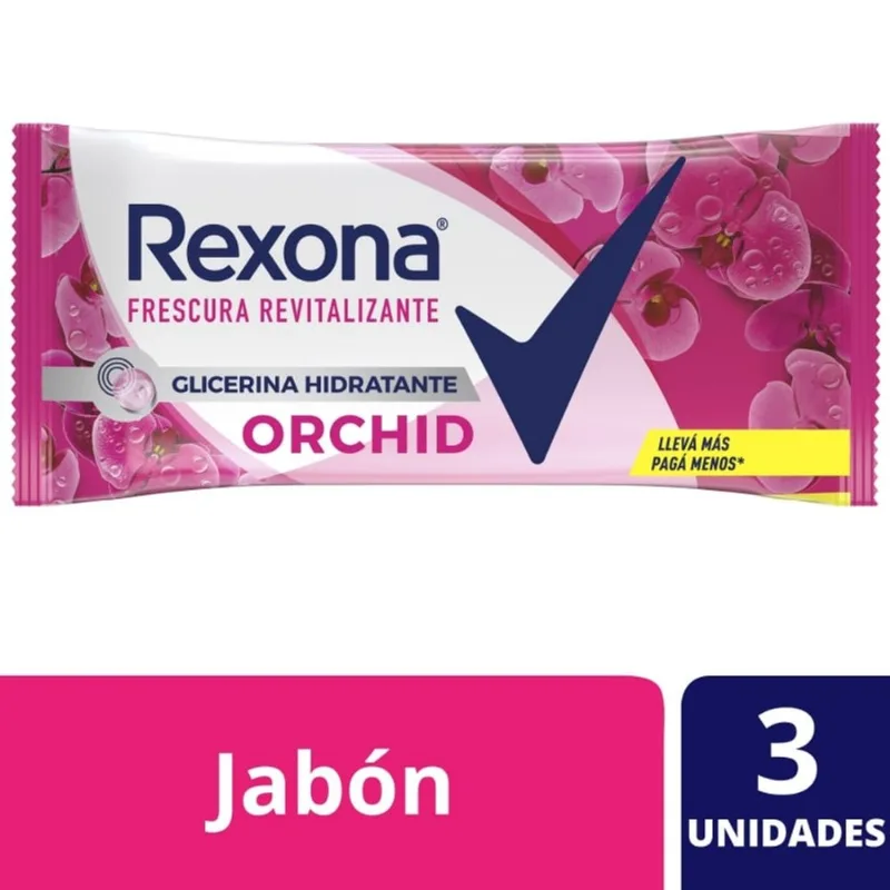 Jabón En Barra Orchid Fresh Pack 125 Gr
