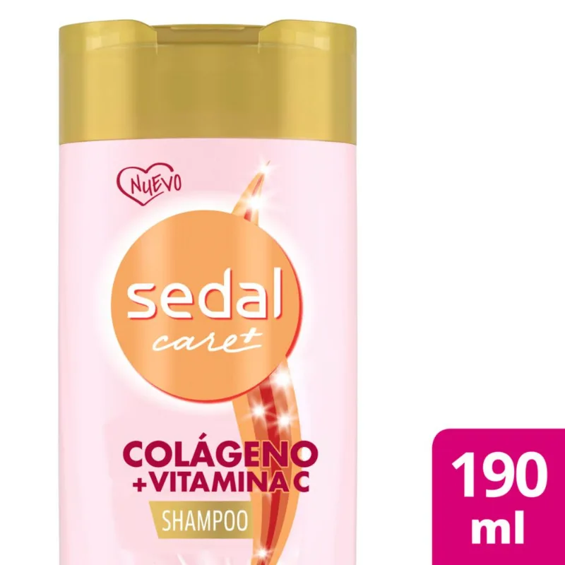 Shampoo Sedal colágeno + vitamina c 190 ml.