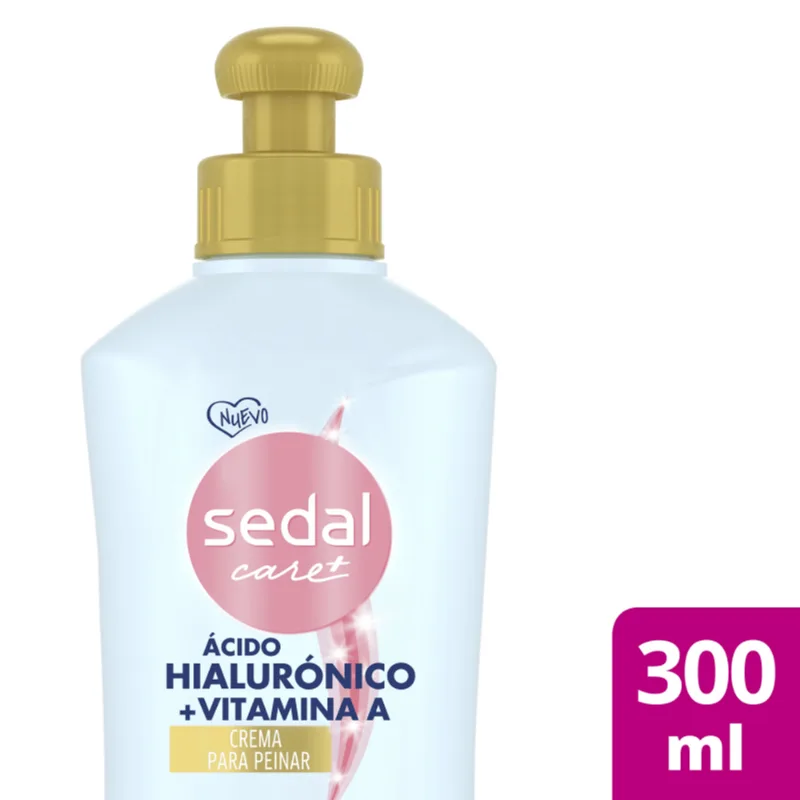 Crema Para Peinar Con Ácido Hialurónico Y Vitamina A 300 Ml