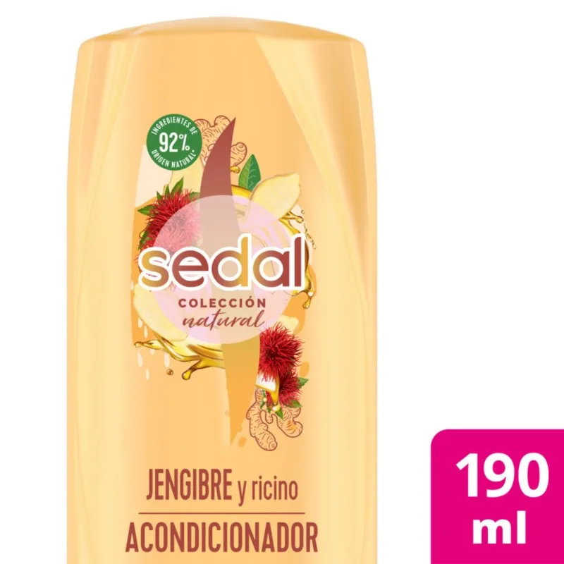 Acondicionador Sedal jengibre & ricino 190 ml.