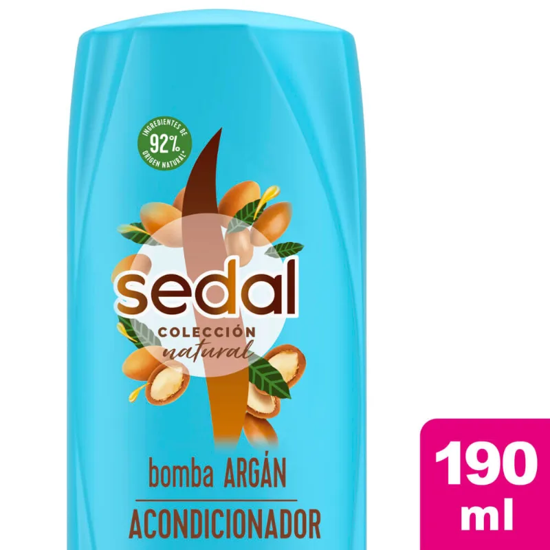 Acondicionador Sedal bomba argán 190 cc.