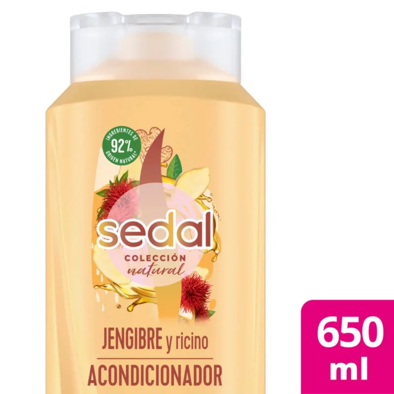 Acondicionador Sedal jengibre & ricino 650 ml.