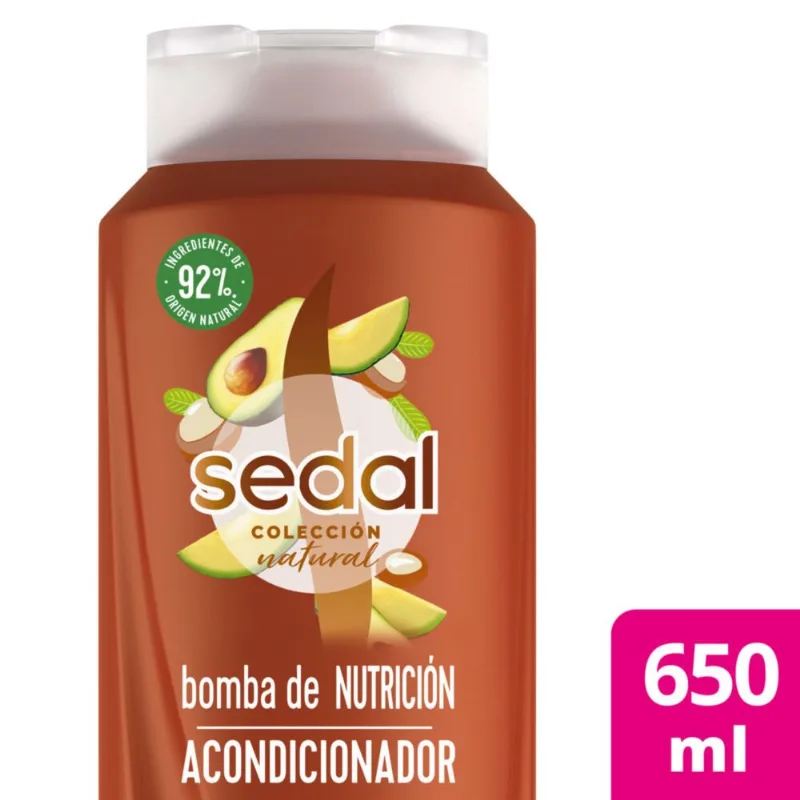 Acondicionador Sedal bomba nutrición antifrizz 650 ml.