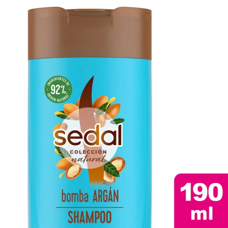 Shampoo Sedal bomba argán restaura 190 ml.