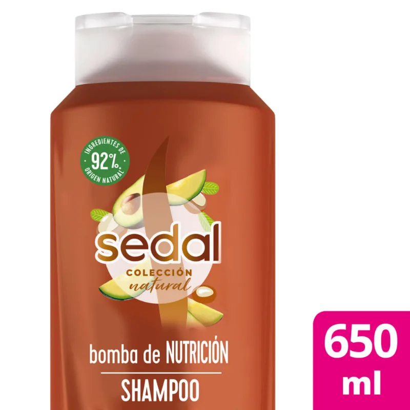Shampoo Sedal bomba nutrición 650 cc.