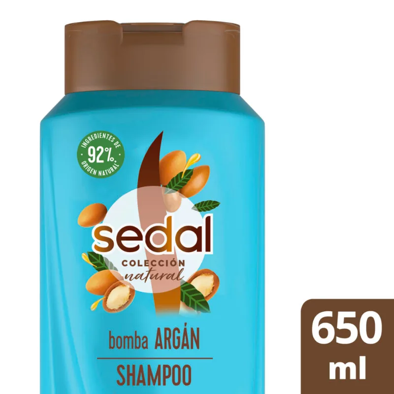 Shampoo Sedal bomba argán 650 cc.