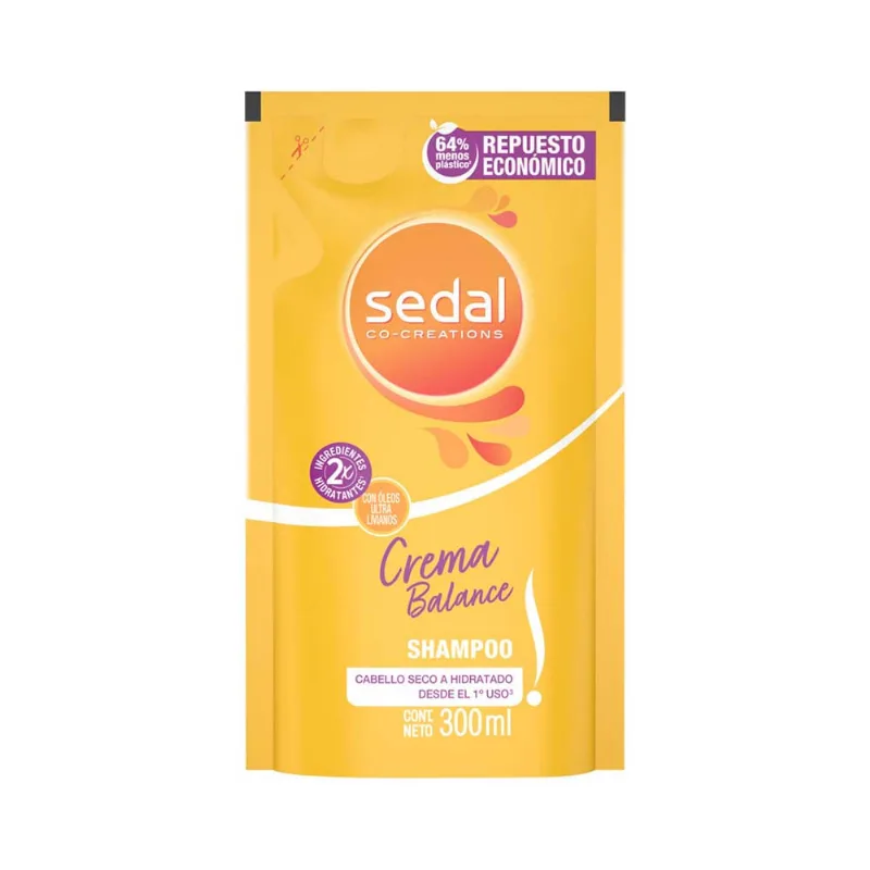 Shampoo Sedal Crema Balance Repuesto 300 Ml