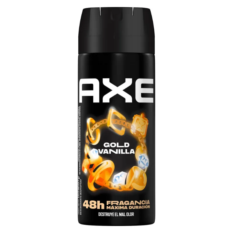 Desodorante para Hombre AXE Gold Vainilla en Aerosol x 150 ml