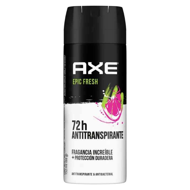 Desodorante Antitranspirante AXE Epic Fresh en Aerosol x 152 ml