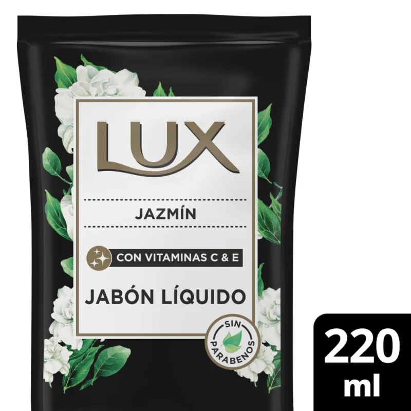 Jabón líquido Lux jazmín repuesto 220 g.