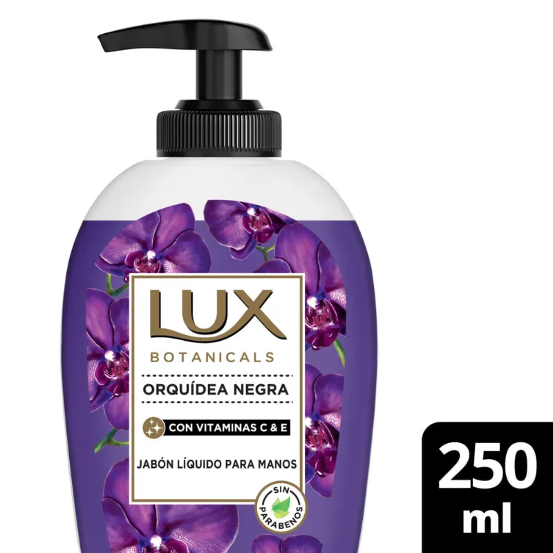 Jabón líquido Lux tocador orquídea negra 250 g.