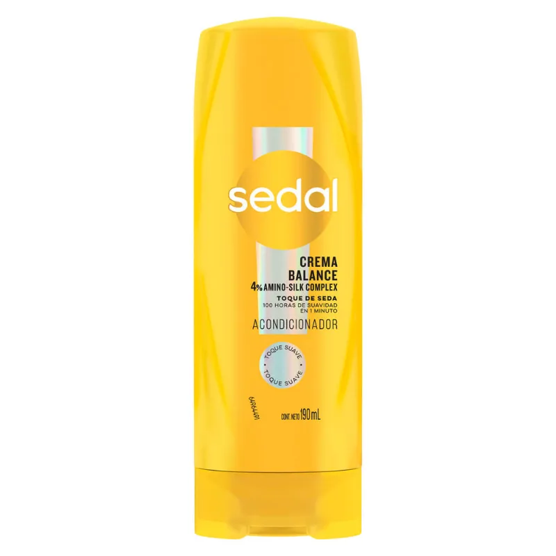 Acondicionador Sedal Crema Balance Toque Seda x 190 ml