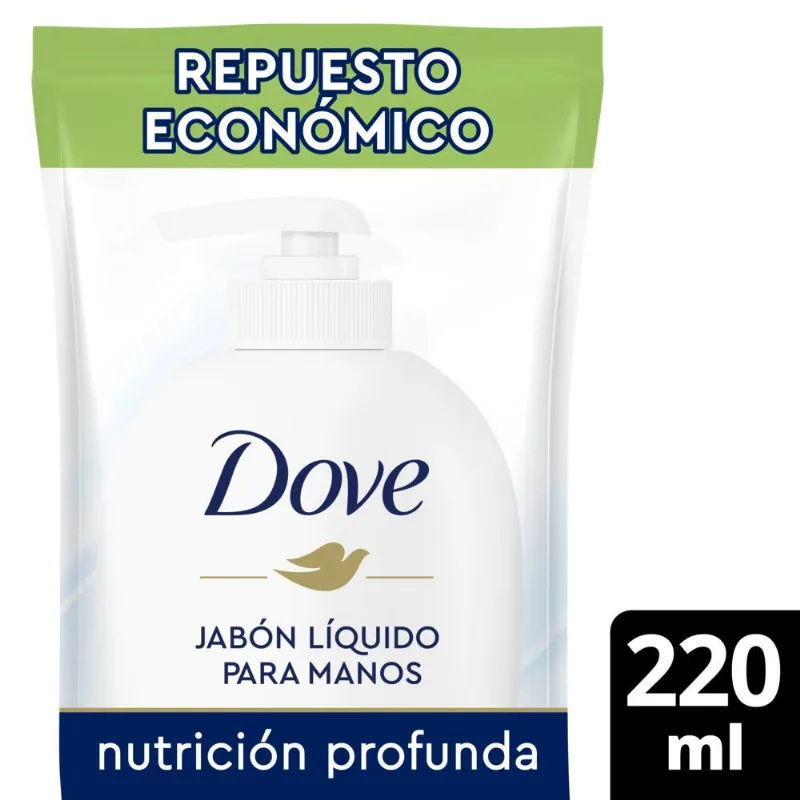 Jabón Líquido Para Manos Nutrición Profunda Recarga 220 Ml