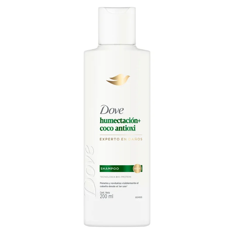 Shampoo Dove Humectación + Coco y Antioxi x 200 ml