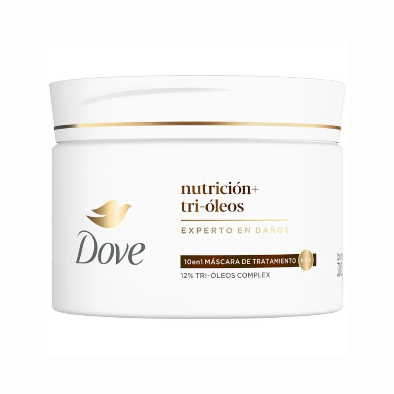 Máscara de Tratamiento Dove Nutrición + Tri-Óleos x 300 g