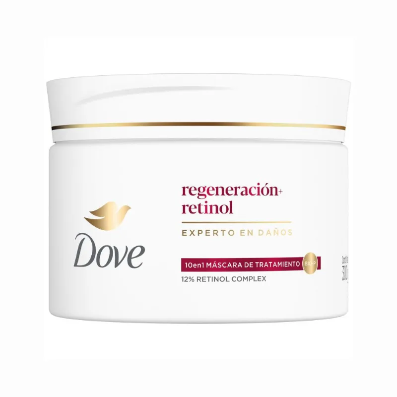 Máscara de Tratamiento Dove Regeneración + Retinol x 300 g