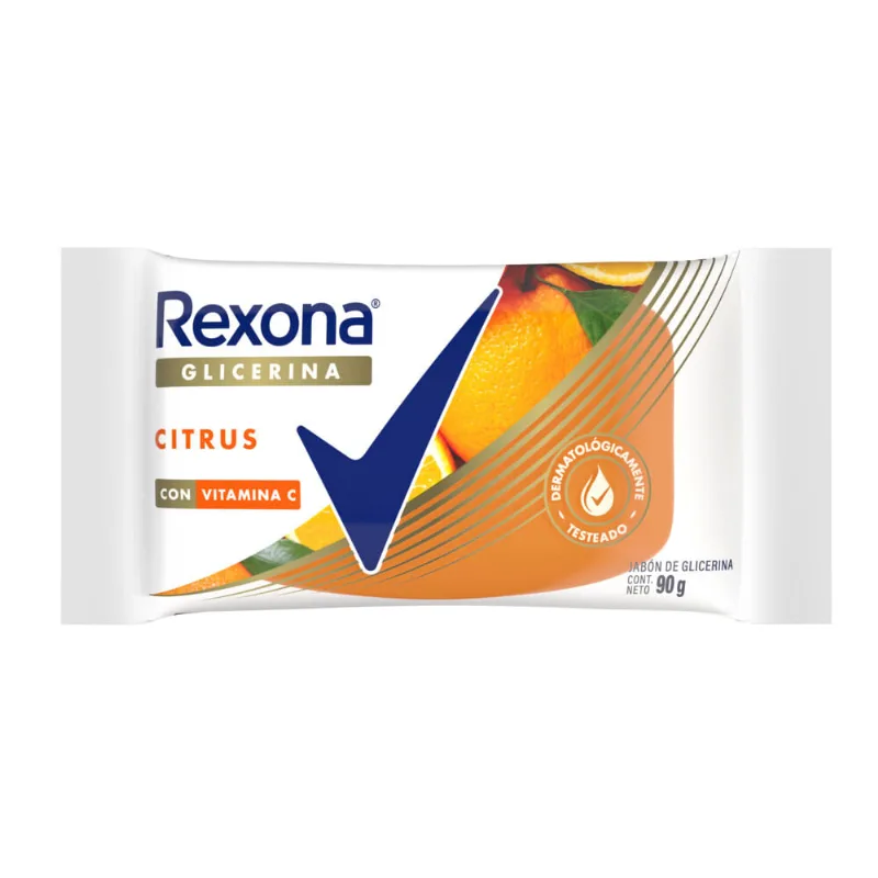 Jabón en Barra Rexona de Glicerina Citrus x 90 g
