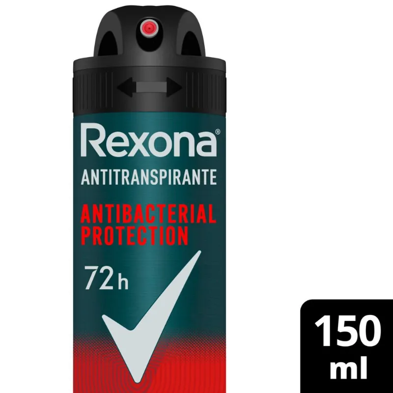 Desodorante Antitranspirante Antibacterial Protection en Aerosol 150 Ml
