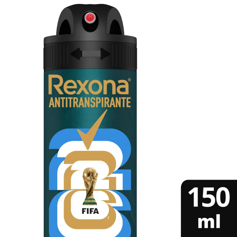 Antitranspirante Rexona Men Copa del Mundo de la FIFA 2026™ en Aerosol 150 Ml