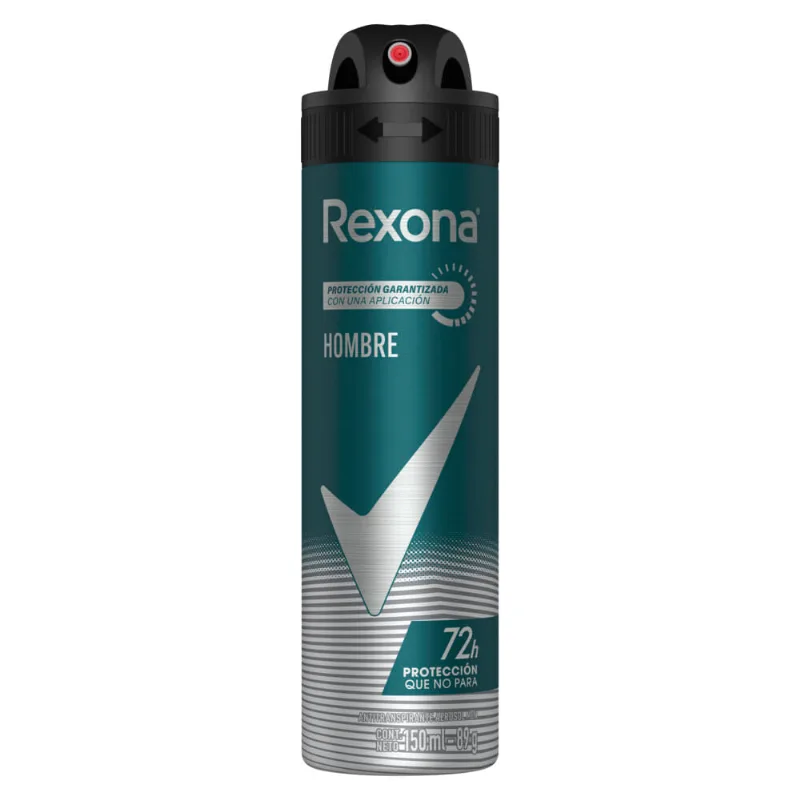 Desodorante Antitranspirante Rexona Hombre en Aerosol 150 ml Desodorante Antitranspirante Rexona Hombre en Aerosol x 150 ml