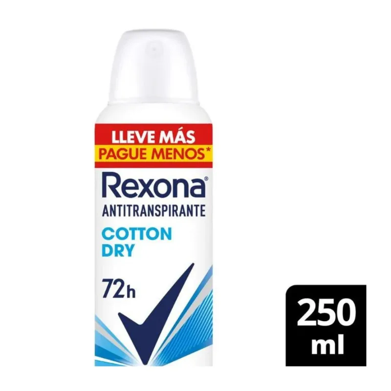 Desodorante Antitranspirante Cotton Dry 250 Ml