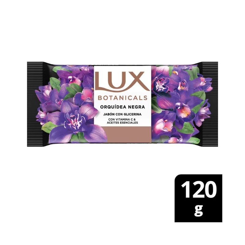 Jabón de tocador Lux orquidea negra 120 g.