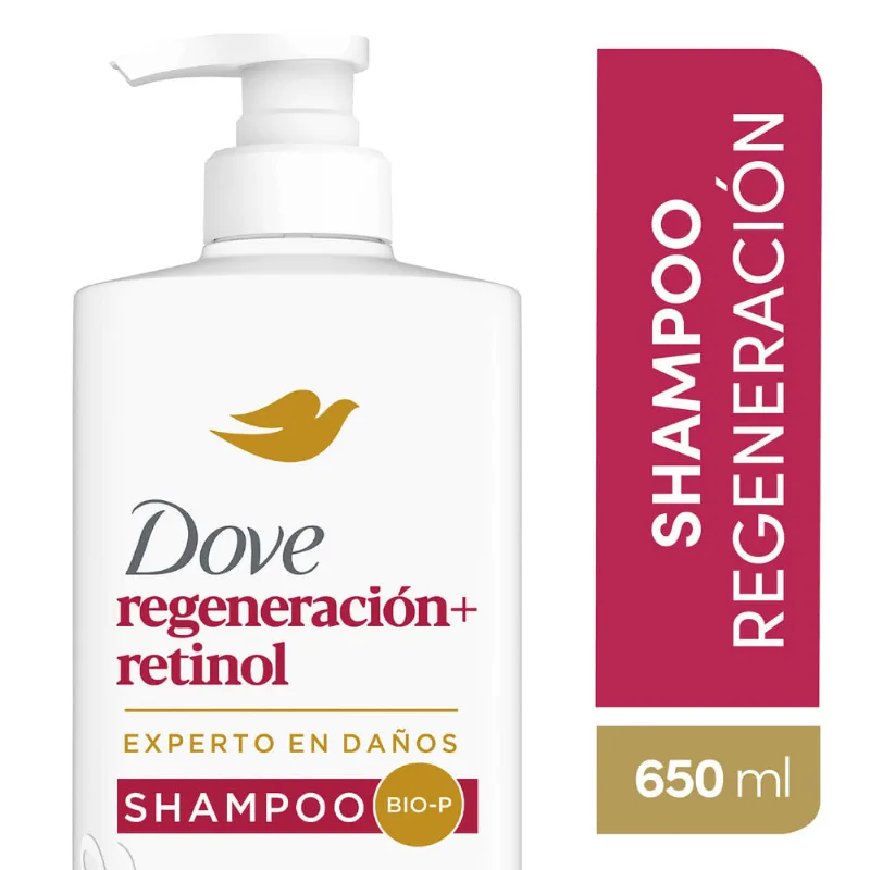 Shampoo Regeneración + Retinol 650 Ml