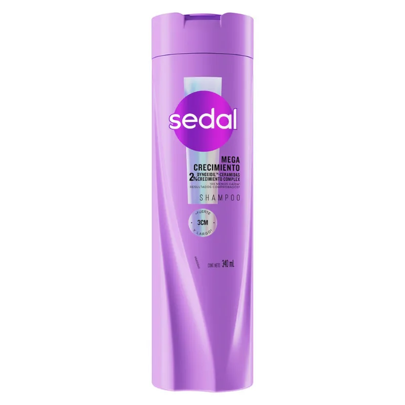 Shampoo Sedal Mega Crecimiento x 340 ml
