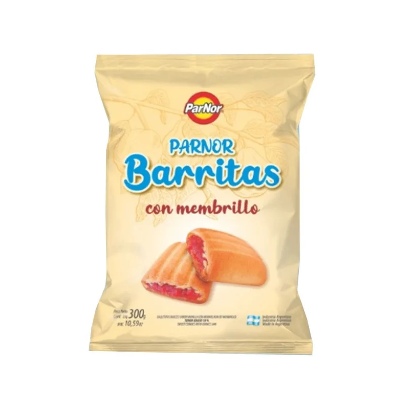 Almohaditas rellenas Parnor de membrillo batatitas 300 g.