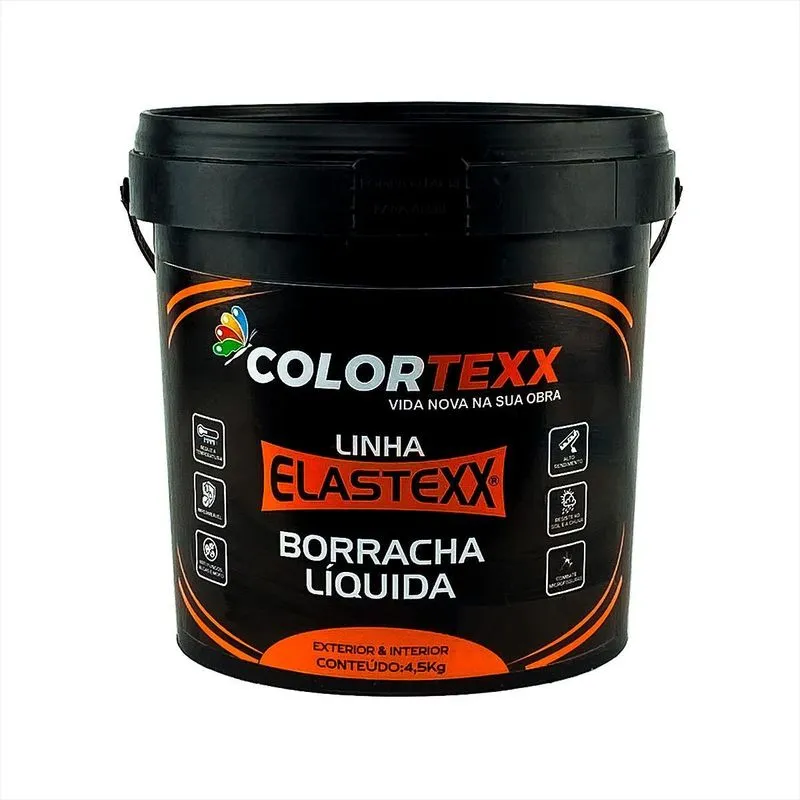 Borracha Líquida Emborrachada Látex Acrílico Premium 4,5kg