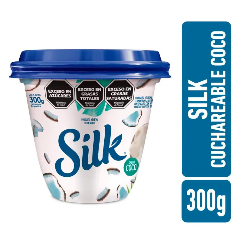 Alimento A Base De Coco Silk 300 Gr Alimento Vegetal A Base De Coco Silk 300gr