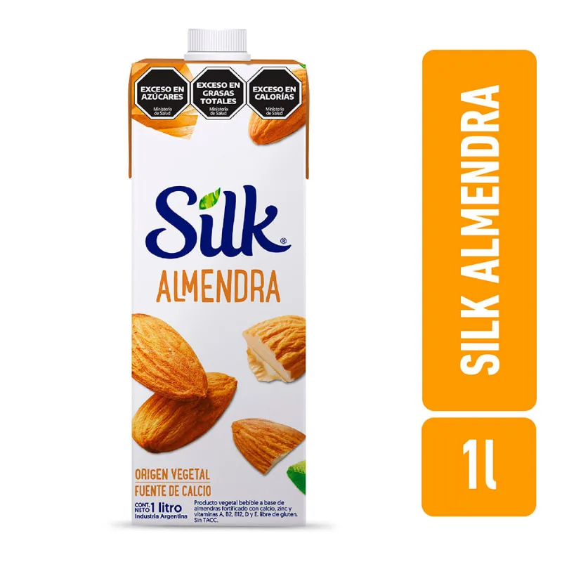 Bebida A Base De Almendra Silk Endulzada 1lt Bebida A Base De Almendras Endulzada Silk 1lt
