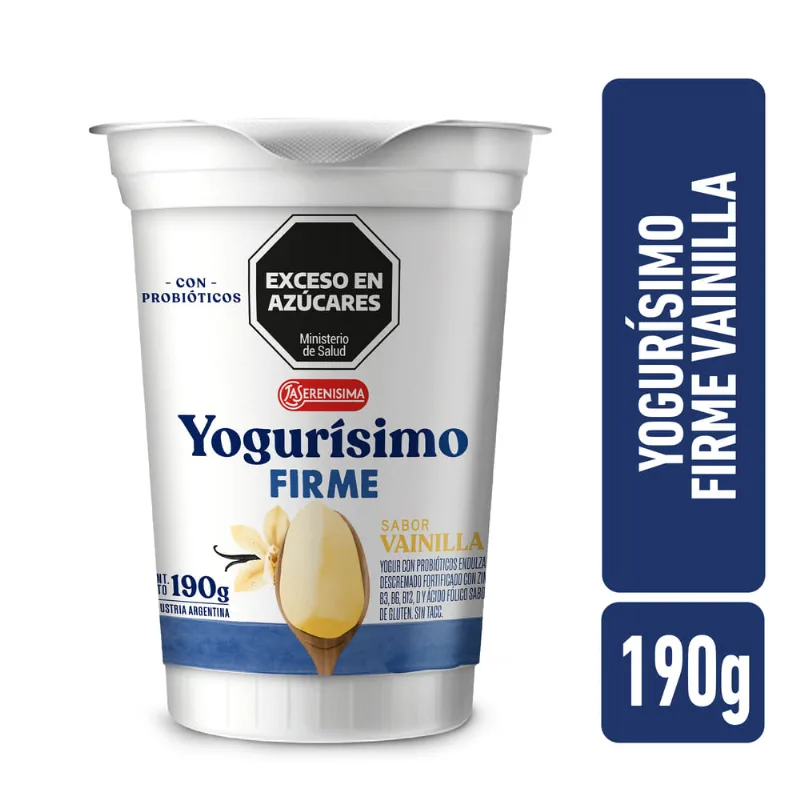 Yogur firme vainilla Yogurisimo 190 g.