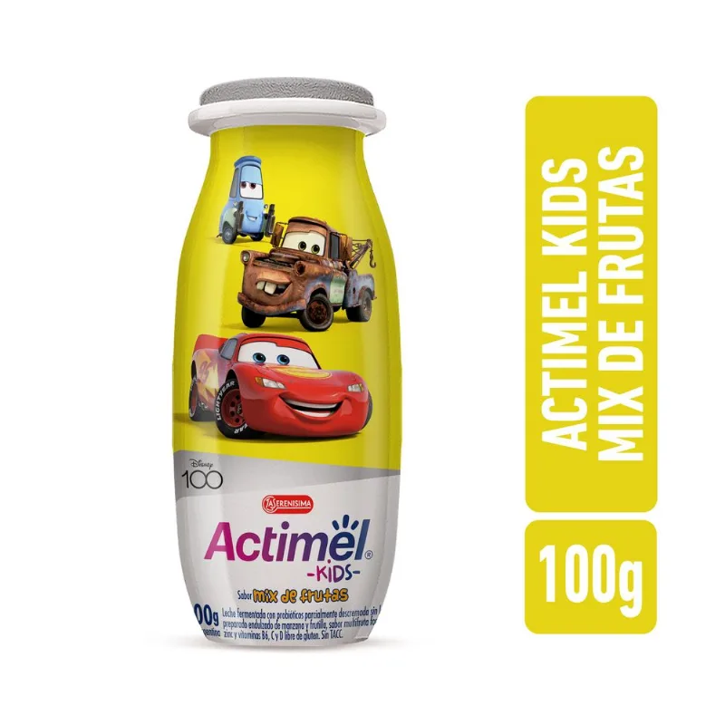 Leche fermentada Kids mix de frutas Actimel 100 g.