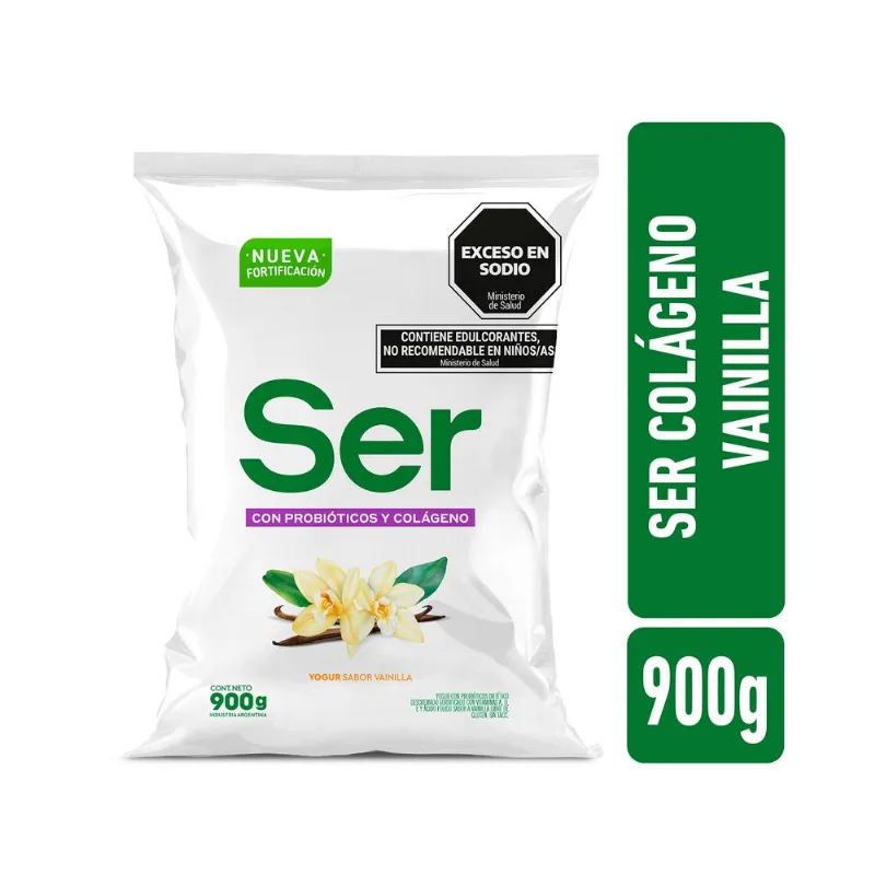 Yogur colágeno bebible vainilla Ser 900 g. Yogur colágeno bebible vainilla Ser 900 g