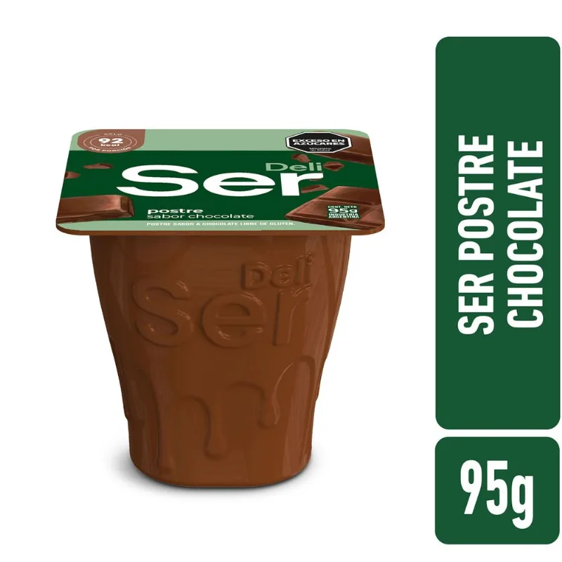 Postre deli de chocolate Ser en pote 95 g.
