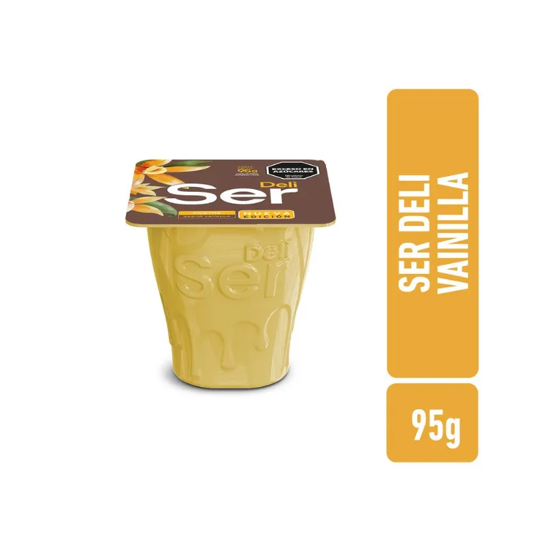 Postre deli de vainilla Ser en pote 95 g.