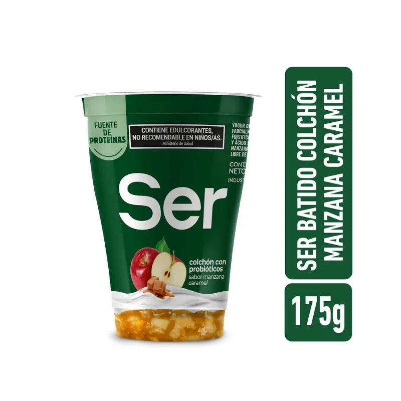 Yogur colchón sabor manzana caramel Ser 175 grs