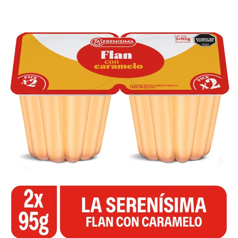 La Serenísima Flan vainilla 190 grs