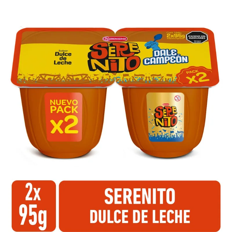 Serenito postre dulce de leche 190 grs
